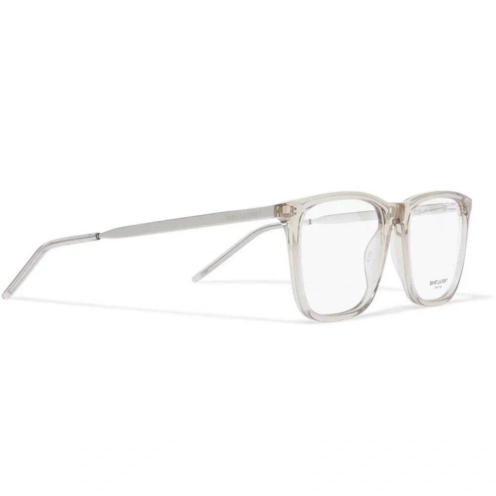 Yves Saint Laurent YSL Shiny Transparent Eyewear Eyeglasses Glasses